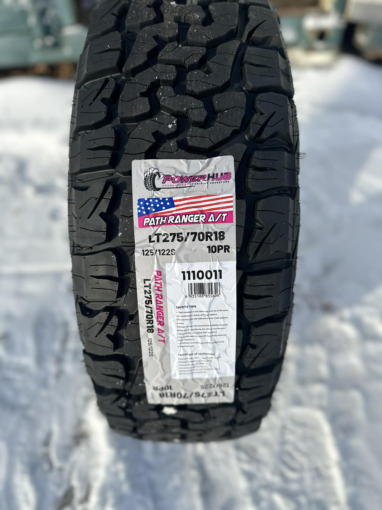 275/70R18 LT POWERHUB AT 10 PLY