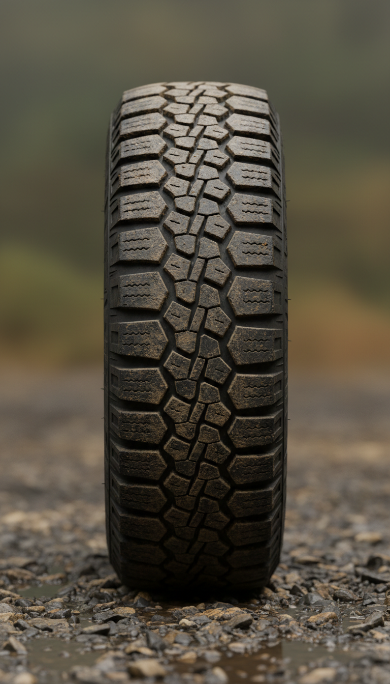 All-terrain tire with reinforced sidewalls