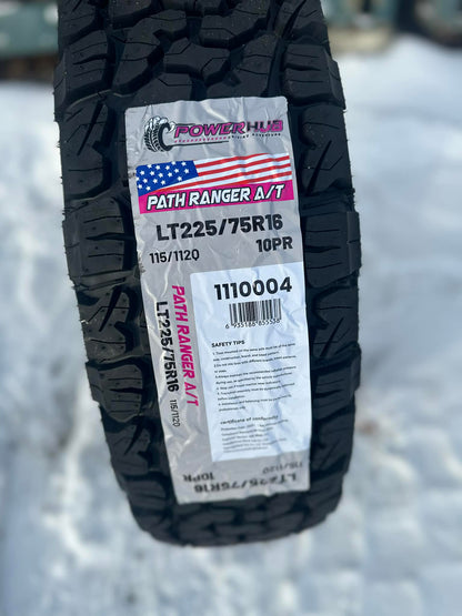 225/75R16 LT POWERHUB AT 10 PLY