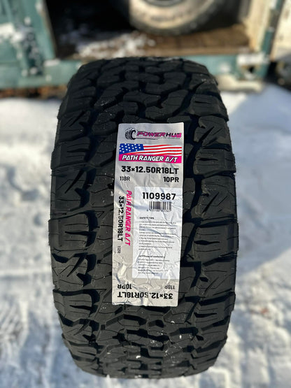 33/12.5R18 LT POWERHUB AT Utility Tire | Bulldog Tire Inc.